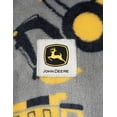 thumbnail image 4 of John Deere Toddler Boys' Fleece Quarter-Zip Sweatshirt Cool Gray Yellow, 4 of 4