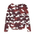 thumbnail image 1 of T-shirts en Spandex à Col Rond Rouge Garçon Fille pour Enfants Fille Garçon Été Automne Manches Longues Graphique Tunique Ajustée Sortie Camouflage Fente Armée Fatigue Hauts T-Shirt Enfant 2025 Vêtements Y2K 7 Ans, 1 of 6