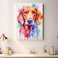 thumbnail image 2 of Wirehaired Vizsla Dog Gift - Art Bedroom - Graffiti Dog Wall Art For Living Room Large Size Modern Home Wall Decor Abstract Canvas Wall Art Ready to Hang Size 11''x17'', 24''x36'', 2 of 4