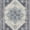 ARP040-BLUE, variant on GENIMO 2' x 6' Runner Rug, Machine Washable Non Slip Low Pile Hallway Runner Rug for Kitchen Laundry Room, Persian Geometric, Dusty Blue