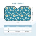 thumbnail image 3 of Bingfone Daisies Flowers Car Windshield Sunshade,Sun Foldable Sun Shield Sun Visor for Car - Small, 3 of 8