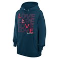 thumbnail image 2 of Women's G-III 4Her by Carl Banks  Navy Cleveland Guardians Love Graphic Fleece Hoodie, 2 of 5