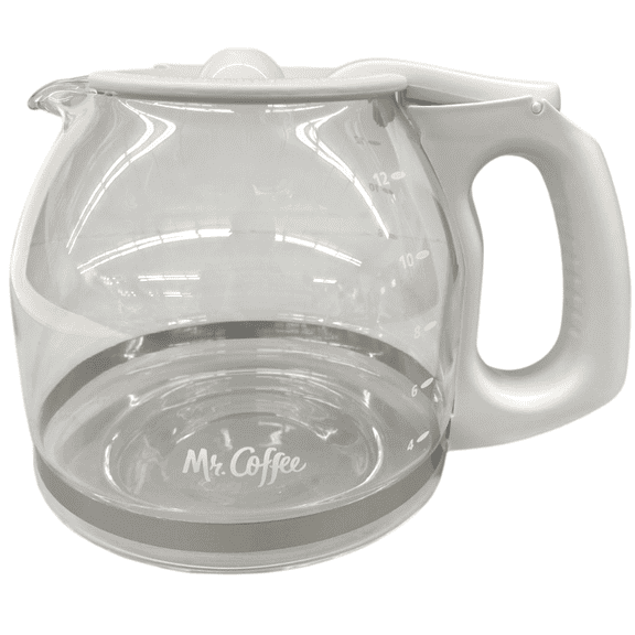 Genuine PLD13, Coffeemaker Glass Carafe, White 12 Cup fits Mr. Coffee GC12
