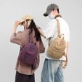 thumbnail image 2 of PRIYAL Small Nylon Backpack for Women Men, Lightweight Bookbag Backpack Daypack for Travel Work, 2 of 12