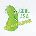 thumbnail image 2 of CafePress - Cool Cucumber Body Suit - Long Sleeve Cotton Baby Bodysuit, 2 of 4