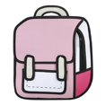 thumbnail image 1 of Cartoon Fashion Backpack Casual Oxford Cloth Soft Korean BackPack (Purple), 1 of 10
