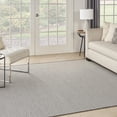 thumbnail image 2 of Nourison Courtyard Indoor/Outdoor Ivory/Charcoal 8' x Square Area Rug (8 Square), 2 of 9