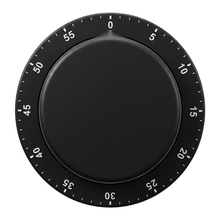 REGALWOVEN Kitchen Timer Loud Alarm Clock Magnetic Backing Stand Cooking Timers Digital Timer for Learning and Kitchen Black A
