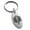 Silver, variant on Stainless Steel Gungnir Odin's Spear Viking Norse Engraved Small Oval Charm Keychain Keyring