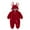 Red, variant on Bjutir Fashion Winter Coat For Children Baby Girls Boys Bunny Warm Thick Snowsuit Hooded Coat Jumpsuit For 0-6 Months