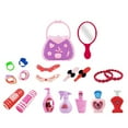 thumbnail image 1 of 1 Set Make Up Kit Simulation Scene Rich Accessories Cultivate Correct Aesthetic Values Parent-child Interaction Trendy Entertainment ABS Princess Girl Make Up Kit for Child, 1 of 7