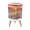 Color 3, variant on Small Trash Can with Lid Sunset Beach Pink Conch Shell Vibrant Sky Reflections 1.8 Gallon Dog Proof Trash Can Round Garbage Can Waste Bin Wastebasket for Bathroom Bedroom
