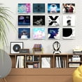 thumbnail image 6 of 12-Pack Wall Mount Record Shelf, 12-Inch Clear Acrylic Floating Shelves for Album Storage, Book Display, Magazine Rack, Picture Ledge, 6 of 7