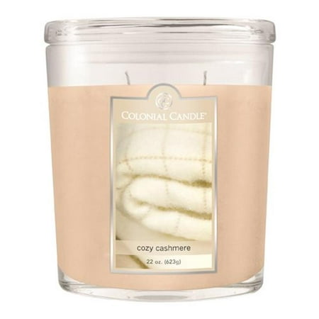 Fragranced in-line Container CC022.1749 22oz. Oval Cozy Cashmere Candles - Pack of 2