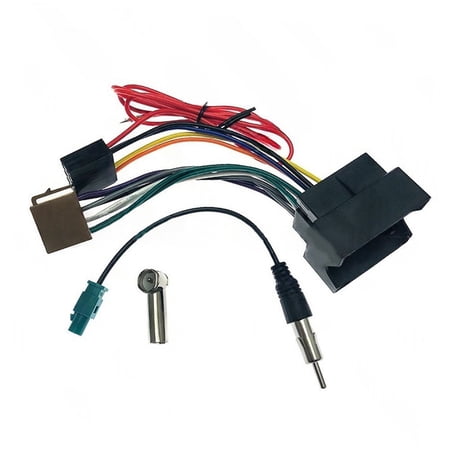 YIWEI Iso Car Stereo Wire Harness Plug for Peugeot 207 307 407 607 807 C3 C4 C6 Berlingo Jumpy Expert