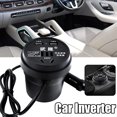 thumbnail image 4 of SGACAI Inversor de corriente para coche de 12 V a 220 V, tipo copa, para cargar el teléfono del coche ≤, 4 of 6
