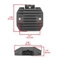 thumbnail image 2 of Rectificador Regulador Caltric Compatible Con Kawasaki Atv Bayou 300 Klf300 Klf-300 1986-1991, 2 of 5
