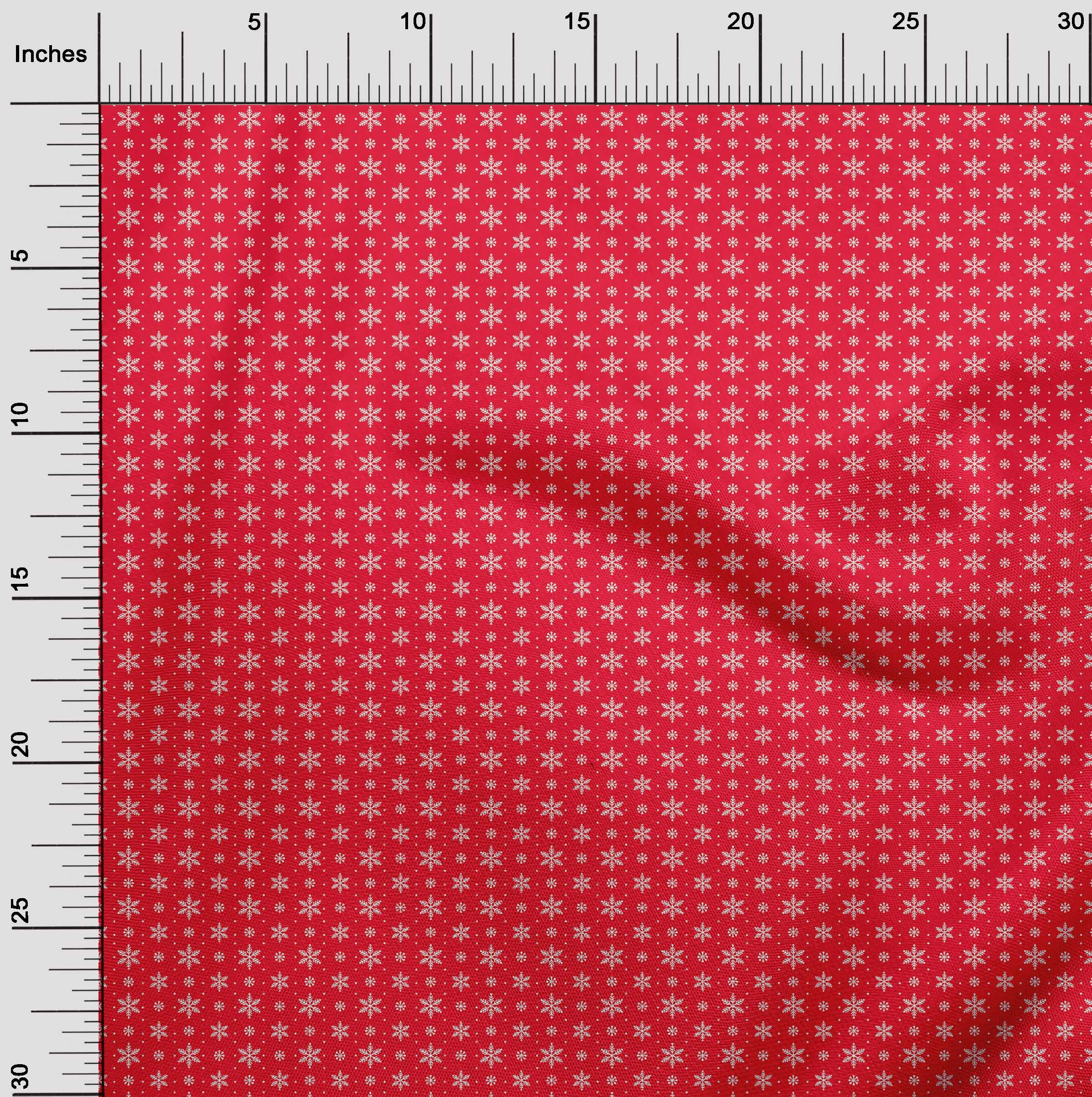 oneOone Cotton Silk Red Fabric Merry Christmas Dress Material Fabric Print Fabric By The Yard 42 Inch Wide-VZP
