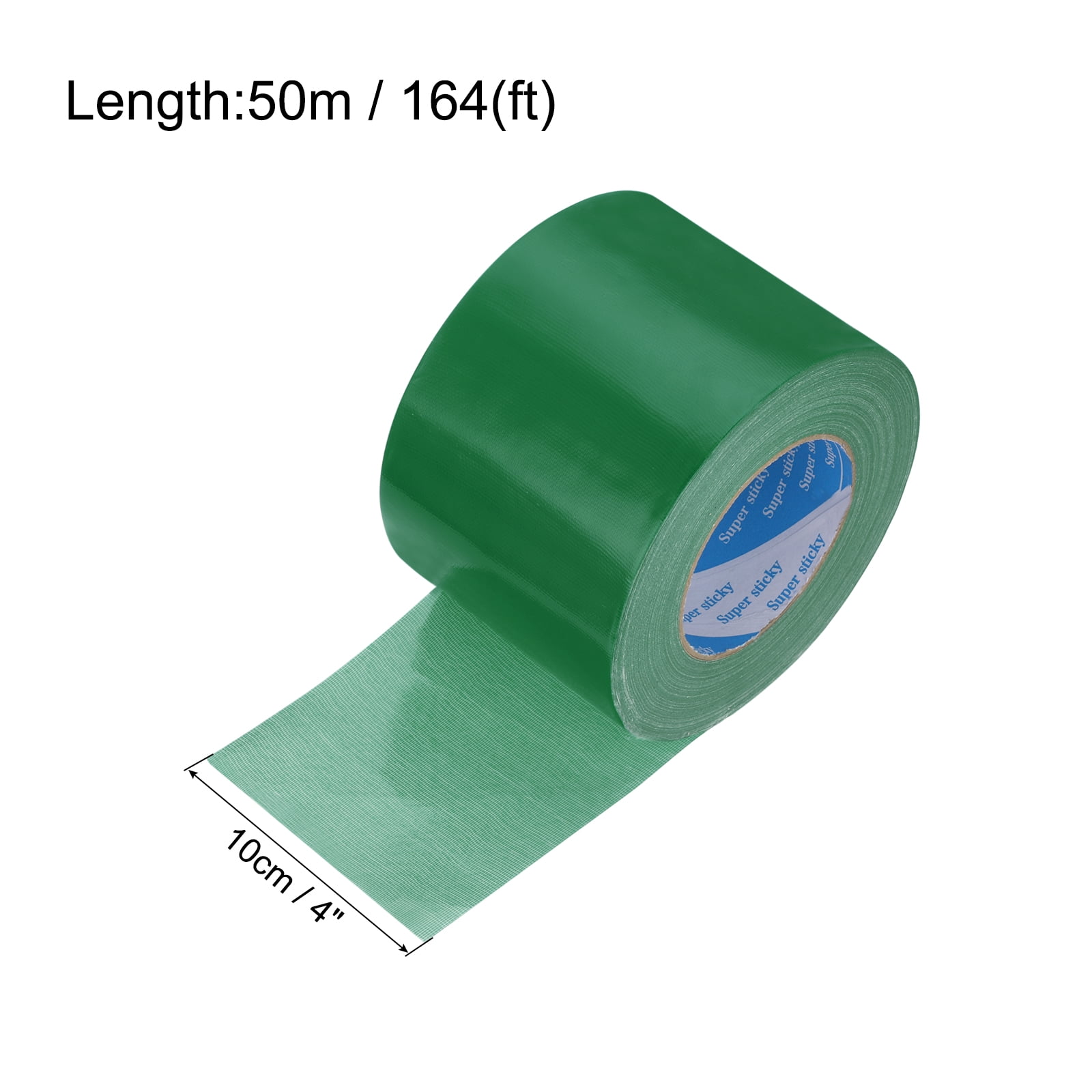 Heavy Duty Duct Tape, 4 Inch x 55 Yard Waterproof Flexible Hand Tear Strong Adhesive Duct Tapes, Green