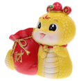 thumbnail image 5 of Back to School Yellow Resin Snake Desk Organizer with Unique Design for Home Feng Shui Wealth Animal Sculpture 2025 Snake Year Decor 3.5 Inches, 5 of 5