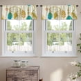 thumbnail image 2 of LALILO Kitchen Curtain Valance Dream Boho Tribal Tender Rod Pocket Window Curtain 52"x 18" Set of 2, 2 of 5