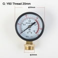 thumbnail image 1 of MYG Y60 0-1.6Mpa 0-230PSI Pool Filter Water Pressure Gauge Meter for Air Compressor, 1 of 5