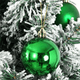 thumbnail image 3 of Christmas Balls Ornaments Essential Christmas Tree Decorations Shatterproof Indoor for The Home Holiday Party Decoration - Dark green 4CM, 3 of 5