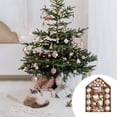 thumbnail image 1 of Naittoop Christmas Decorations Shaped Hollow Painted Christmas Ball Gift Box Set Of Christmas Tree Decorative Hangings, 1 of 6