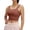 Brown, variant on 4 Way Stretch No Show Underwear Soft Stretch Fabric Seamless Underwear High Impact Running Bra for Large Bust Chafe Free Breathable Mesh Workout Medium