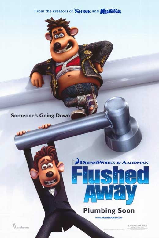 Flushed Away Movie Poster 11 X 17 Walmart Com