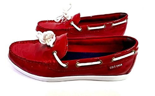 cole haan red patent leather loafers