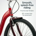 thumbnail image 6 of Schwinn Meridian Adult Tricycle, 26 Inch Wheels, Single Speed, Red, 6 of 7