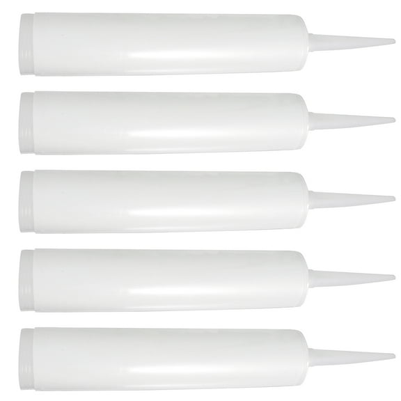5 Pcs Universal Empty Caulking Sealant Tube Home Improvement Construction Tool