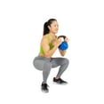 thumbnail image 3 of ProsourceFit Vinyl Coated Cast Iron Kettlebells Color Coded 5 - 45 lb, 3 of 7