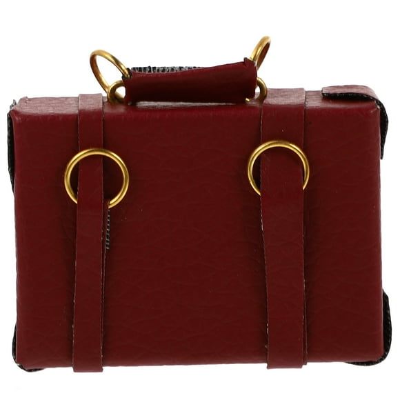 KAKOWELY 1 pieza de equipaje de mano en miniatura, bolsa de equipaje vintage, mini decoración para el hogar