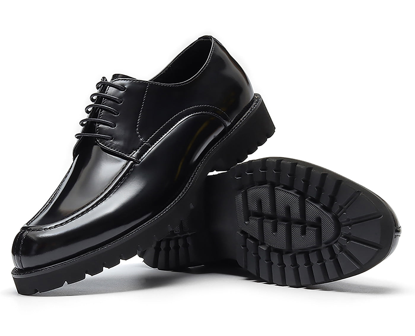STEMAR Twin Derby Black Dress Shoes 9 Amazon.com: Amazon Essentials Men main image 4