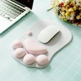 thumbnail image 6 of Cute 3D Cat Paw Mouse Pad with Soft Silicone Wrist Rest Support Cushion- Nonslip Ergonomic Comfort Mouse Mat - Office & Home Computer & Mac Laptop Gaming Desk Decor Mousepad (10.6?7.5 inch), 6 of 8