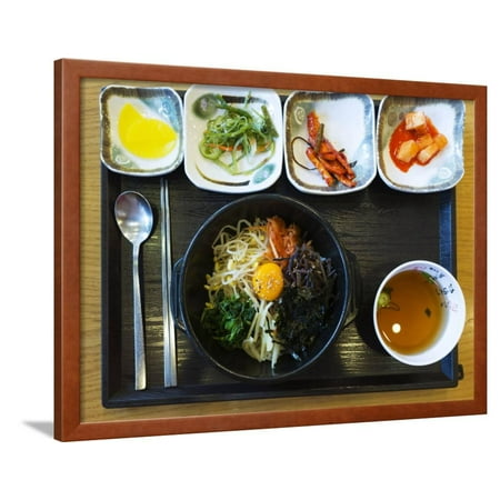 Asia, Republic of Korea, South Korea, Seoul, Bibimpab Restaurant Framed Print Wall Art By Christian