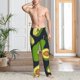 thumbnail image 2 of Balery Fresh Avocado Pantalones de pijama para hombre, pijama ultraligero, pantalón de descanso-3X-Large, 2 of 6