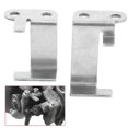 thumbnail image 2 of 2pcs Throttle Cable Bracket Kickdown Chrome Fits for Chevy SBC BBC Holley, 2 of 4