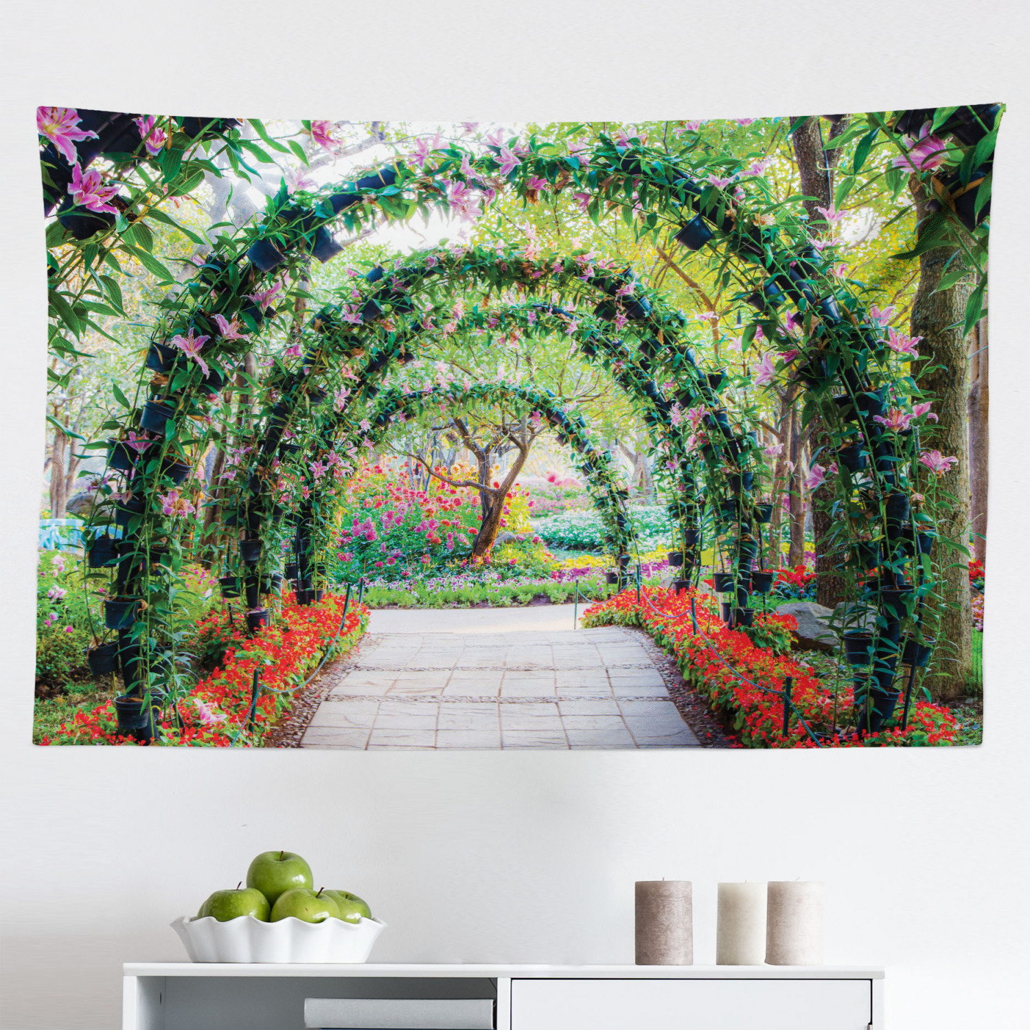 Beach Tapestry Sunrise Over The Sea Tropical Water Summer Rock Photo Inspiration