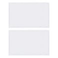 thumbnail image 1 of Uxcell 2-Pack Parche en Blanco Sólido Blanco, 3.1" x 2" Parches Rectangulares Bordados de Color Puro para Ropa, 1 of 1