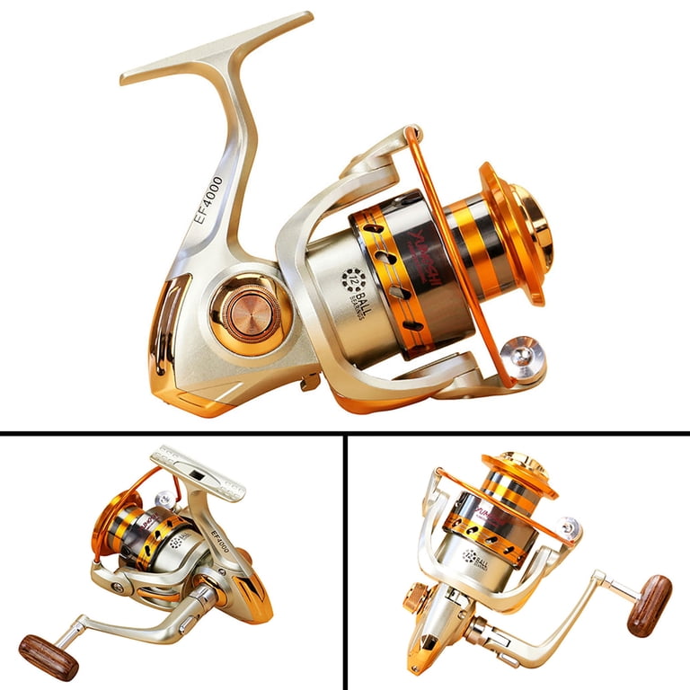 Fishing Spinning Reel 5.5:1 12bb Ball Bearing 500-9000 Series Left/right  Interchangeable For Saltwater Freshwater - Walmart.com