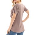 thumbnail image 4 of Bearsland Women's Maternity Short Sleeve Breastfeeding Nurding Tops T-Shirts 3-Pack, 4 of 6