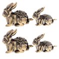 thumbnail image 1 of EeaseMX 4 colgantes de conejo de latón. Dijes de conejo de latón. Colgantes de conejo. Colgantes de llavero., 1 of 8