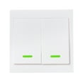thumbnail image 1 of Labymos eWeLink Push Button Wall Light Switch Remote Controller 2 Gang 86 Type ON/Off Switch, 1 of 8