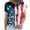 White womens tops summer, variant on USSUMA Womens Summer Tops and Blouses Trendy Crewneck Star Stripes USA Patriotic T-Shirts for Women Dressy Casual Short Sleeve 4th of July Independence Day Shirt Tunics Plus Beach