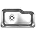 thumbnail image 3 of Whitehaus Collection WHNUB3016 32.12 Po Noahs Collection Bol Simple sous Évier en Acier Inoxydable Brossé, 3 of 4