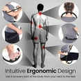 thumbnail image 4 of Liba Neck and Back Massager for Neck and Back, Self Massage Cane for Fibromyalgia, Black, 1 Pack, 4 of 7