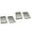 Silver, variant on Decorative Metal Coin Case Slim Storage Solution For Home Office Essential